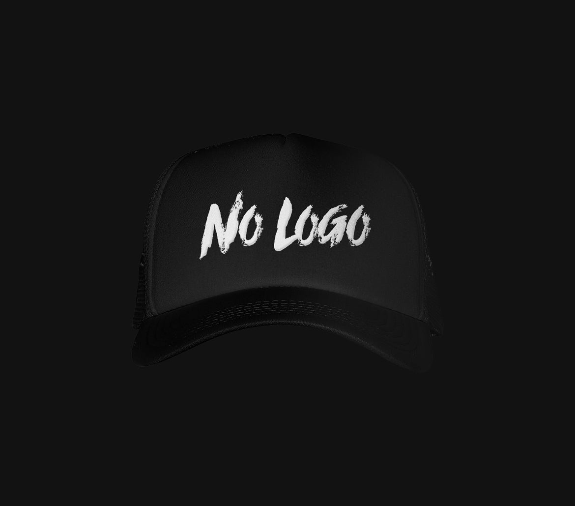 No Logo Trucker Black