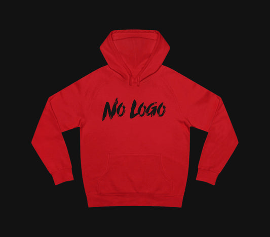 "No Logo" Hoodie (Red)