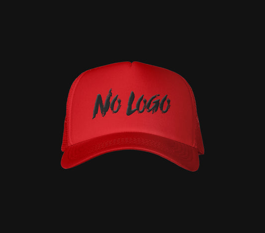 "No Logo" Trucker (Red)